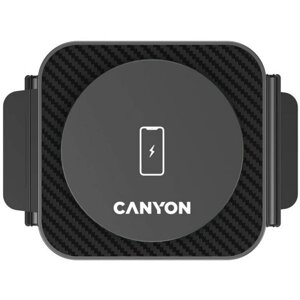 Бездротовий зарядний пристрій Canyon WS-305 3 в 1 QI Black (CNS-WCS305B)