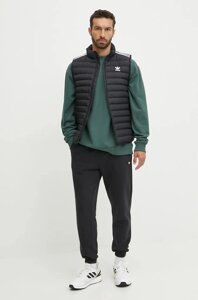 Безрукавка adidas Originals чоловіча колір чорний зимова IW3448