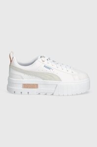 Черевики Puma Mayze Lth колір білий на платформі