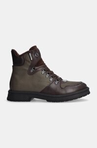 Черевики tommy hilfiger hilfiger WARM cordura MIX BOOT чоловічі колір зелений FM0fm05180