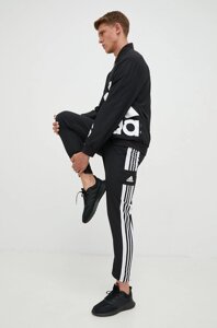 Штани adidas Performance чоловічі колір чорний однотонні