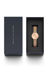 Годинник Daniel Wellington Petite Unitone 28 жіночий колір рожевий