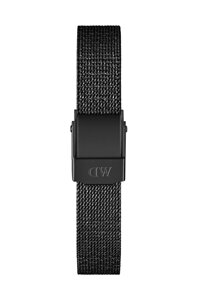 Годинник Daniel Wellington Quadro Petite Pressed Ashfield Black жіночий колір чорний