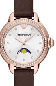 Годинник Emporio Armani жіночий колір коричневий