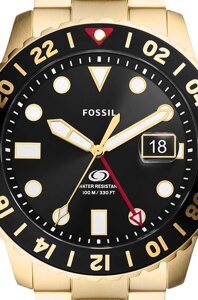 Годинник Fossil чоловічий колір золотий