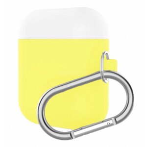 Чохол для навушників Armorstandart Hang Case for Apple AirPods Yellow/White (ARM53767)