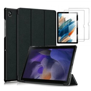 Чохол для планшета AIRON Premium для Samsung Galaxy Tab A8 SM-X200/X205 із захисною плівкою та серветкою Black (4822352781075)