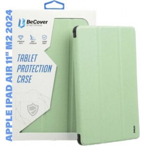 Чохол для планшету BeCover Soft Edge з кріпленням Apple Pencil for Apple iPad Air 11 M2 2024 Green (711427)