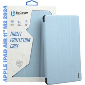 Чохол для планшету BeCover Soft Edge з кріпленням Apple Pencil for Apple iPad Air 11 M2 2024 Light Blue (711429)