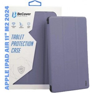 Чохол для планшету BeCover Soft Edge з кріпленням Apple Pencil for Apple iPad Air 11 M2 2024 Purple (711430)