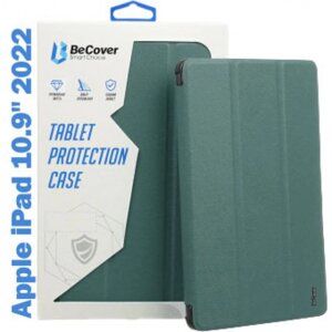 Чохол для планшета BeCover Soft Edge TPU з кріпленням Apple Pencil for Apple iPad 10.9 2022 Dark Green (708489)