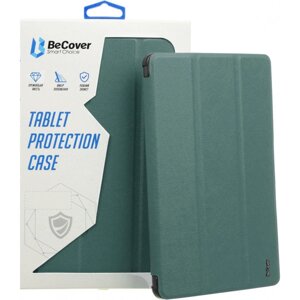 Чохол для планшету BeCover Tri Fold Soft TPU з кріпленням Apple Pencil for Apple iPad Pro 12.9 2020/2021/2022 Dark Green (711116)