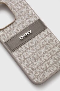 Чохол на телефон Dkny iPhone 14 Pro 6.1 колір сірий DKHCP14LPRTHSLE