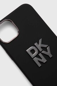 Чохол на телефон Dkny iPhone 15 Plus / 14 Plus колір чорний DKHCP15MSMCBSK