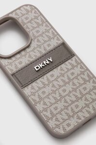 Чохол на телефон Dkny iPhone 15 Pro 6.1 колір сірий DKHCP15LPRTHSLE