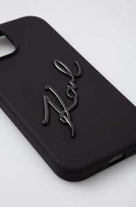 Чохол на телефон Karl Lagerfeld iPhone 15 / 14 / 13 6.1 колір чорний