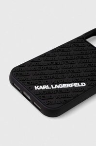 Чохол на телефон Karl Lagerfeld iPhone 15 6.1 колір чорний