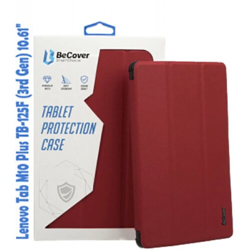 Чохол для планшета BeCover Smart for Lenovo Tab M10 Plus TB-125F (3rd Gen) 10.61" Red Wine (708307)