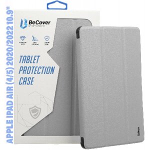 Чохол для планшета BeCover Tri Fold Soft TPU Silicone for Apple iPad Air (4/5) 2020/2022 10.9 Gray (711132)