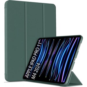 Чохол для планшету BeCover Tri Fold Soft TPU Silicone for Apple iPad Pro 11 M4 2024 Dark Green (711746)