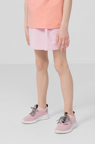 Дитяча спідниця 4F колір рожевий mini пряма