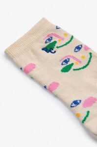 Дитячі шкарпетки Bobo Choses колір бежевий