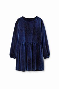 Дитяча сукня Desigual колір синій mini розкльошена