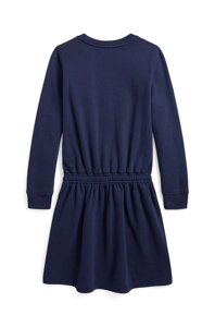 Дитяча сукня Polo Ralph Lauren колір синій mini розкльошена