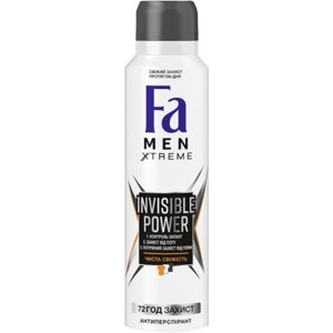 Дезодорант аерозольний Fa Men Xtreme Invisible 150 мл (9000100760546)