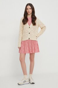 Джемпер Pepe Jeans GRACE CARDIGAN жіночий колір бежевий легкий PL702102