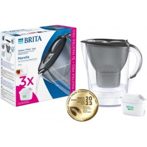 Фільтр-глечик Brita Marella MXpro Graphite + 3 картриджа