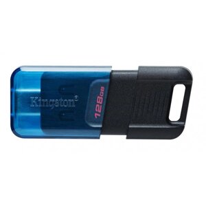 Флеш USB Kingston 3.2 128GB Type-C DataTraveler 80 M Blue/Black (DT80M/128GB)