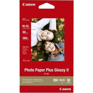 Фотопапір 10х15 Canon 4"x6" Photo Paper Glossy PP-201, 50л (2311B003)