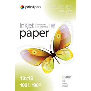 Фотопапір PrintPro 190g/m2, 10x15, 100л (PME1901004R)