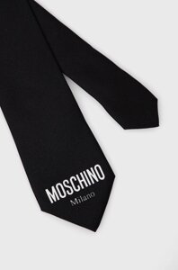 Краватка Moschino колір чорний