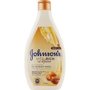 Гель для душу Johnson's Body Care Vita Rich Поживний з маслами Мигдалю і Ши 400 мл (3574661543888)