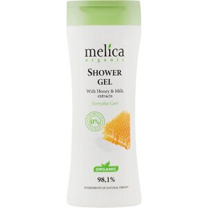 Гель для душу Melica Organic з медом та молоком 250 мл (4770416001132)