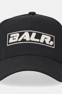 Бавовняна бейсболка BALR. The Club колір чорний з аплікацією B6110 1070