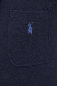 Бавовняний кардиган Polo Ralph Lauren колір синій