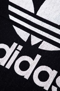 Бавовняний рушник adidas Originals колір чорний