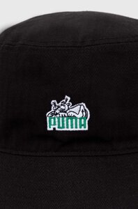 Бавовняний капелюх Puma Skate Bucket колір чорний з бавовни 025133