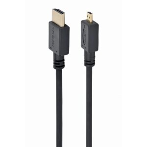 Кабель HDMI cablexpert HDMI - micro-HDMI V 2.0 (M/M) 1.8m black (CC-HDMID-6)