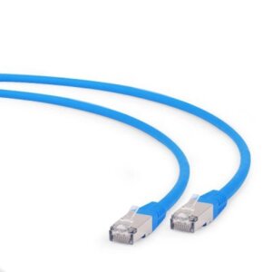 Шнур кабелю cablexpert S/FTP (PP6a-lszhcu-B-0.25M) 50u 0.25m blue}