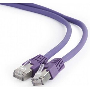 Шнур кабелю cablexpert S/FTP (PP6a-lszhcu-V-3M) 50u 3m purple}
