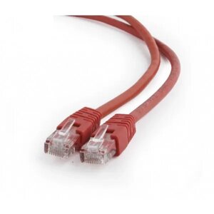 Шнур кабелю Cablexpert UTP (PP6U-0.25M/R) 50u 0,25 m червоний
