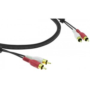 Кабель RCA Cablexpert CCA-2R2R-5M 5m Black