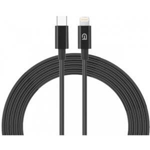 Кабель синхронізації даних Armorstandart AMQGJ2BL Lightning to USB-C Cable 1.2m Black (ARM64374)