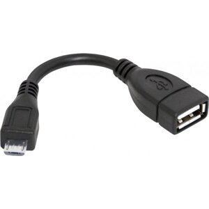 Кабель синхронізації даних Defender OTG microUSB (M) - USB (F) 0.08m (87300)