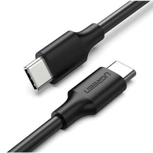 Кабель синхронізації даних UGREEN US286 Type-C - Type-C 3A Cable 2 m Black (10306)