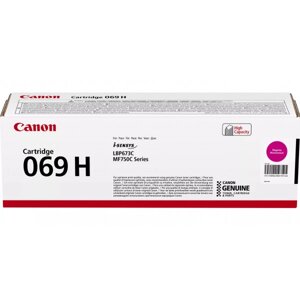 Картридж для лазерних принтерів/БФП Canon 069H MF752Cdw/MF754Cdw/LBP673Cdw Magenta (5096C002)